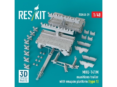 Mhu-141m Munitions Trailer With Weapon Platform Type 1 (3d-printed) - image 2