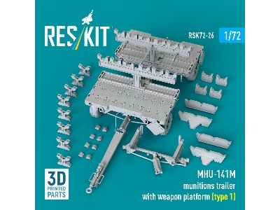 Mhu-141m Munitions Trailer With Weapon Platform Type 1 (3d-printed) - image 2