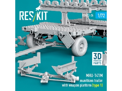Mhu-141m Munitions Trailer With Weapon Platform Type 1 (3d-printed) - image 3