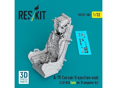 Ltv A-7 E Corsair Ii - Ejection Seat Sju-8/A Late (3d-printed / For Trumpeter Kits) - image 1