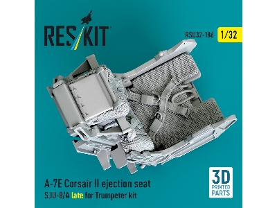Ltv A-7 E Corsair Ii - Ejection Seat Sju-8/A Late (3d-printed / For Trumpeter Kits) - image 3