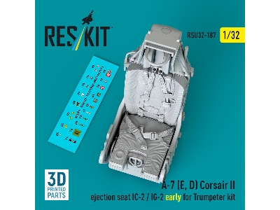 Ltv A-7 D / E Corsair Ii - Ejection Seat Ic-2 / Ig-2 Early (3d-printed / For Trumpeter Kits) - image 2