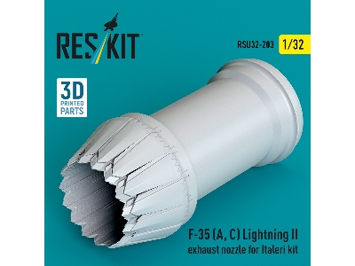 F-35 A / С Lightning Ii - Exhaust Nozzle (3d-printed / For Italeri Kits) - image 1