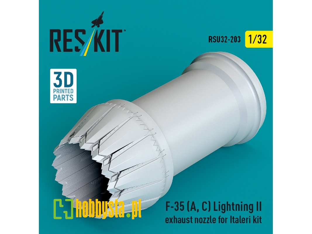 F-35 A / С Lightning Ii - Exhaust Nozzle (3d-printed / For Italeri Kits) - image 1