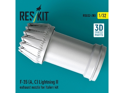 F-35 A / С Lightning Ii - Exhaust Nozzle (3d-printed / For Italeri Kits) - image 2
