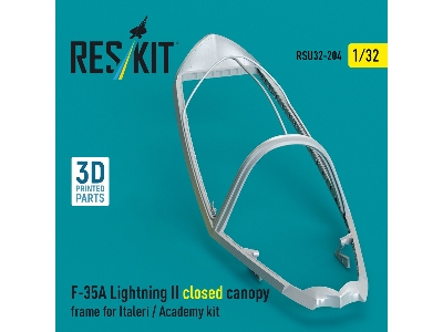 F-35 A Lightning Ii - Closed Canopy Frame (3d-printed / For Italeri And Academy Kits) - image 2