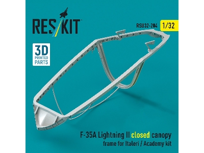 F-35 A Lightning Ii - Closed Canopy Frame (3d-printed / For Italeri And Academy Kits) - image 3