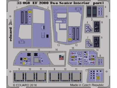 EF 2000 Two-seater interior S. A. 1/32 - Trumpeter - image 1