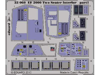 EF 2000 Two-seater interior S. A. 1/32 - Trumpeter - image 2