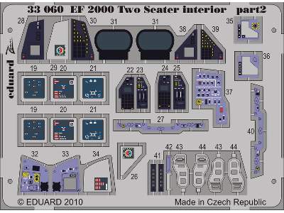 EF 2000 Two-seater interior S. A. 1/32 - Trumpeter - image 3