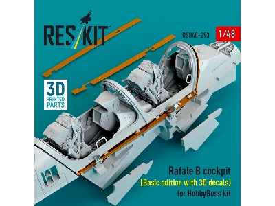 Dassault Rafale B - Cockpit Basic Edition With 3d Decals (3d-printed / For Hobbyboss Kits) - image 2