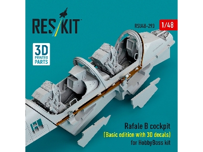 Dassault Rafale B - Cockpit Basic Edition With 3d Decals (3d-printed / For Hobbyboss Kits) - image 3