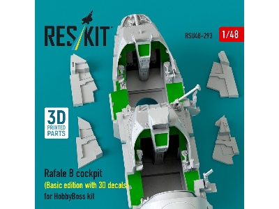 Dassault Rafale B - Cockpit Basic Edition With 3d Decals (3d-printed / For Hobbyboss Kits) - image 4