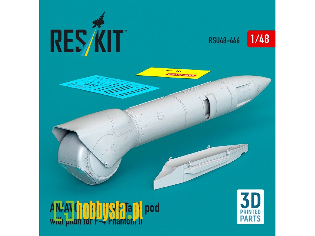 An/Avq-26a Pave Tack Pod With Pylon For F-4 Phantom Ii (3d Printed) - image 1