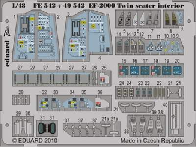 EF-2000 Two-seater interior S. A. 1/48 - Revell - - image 1