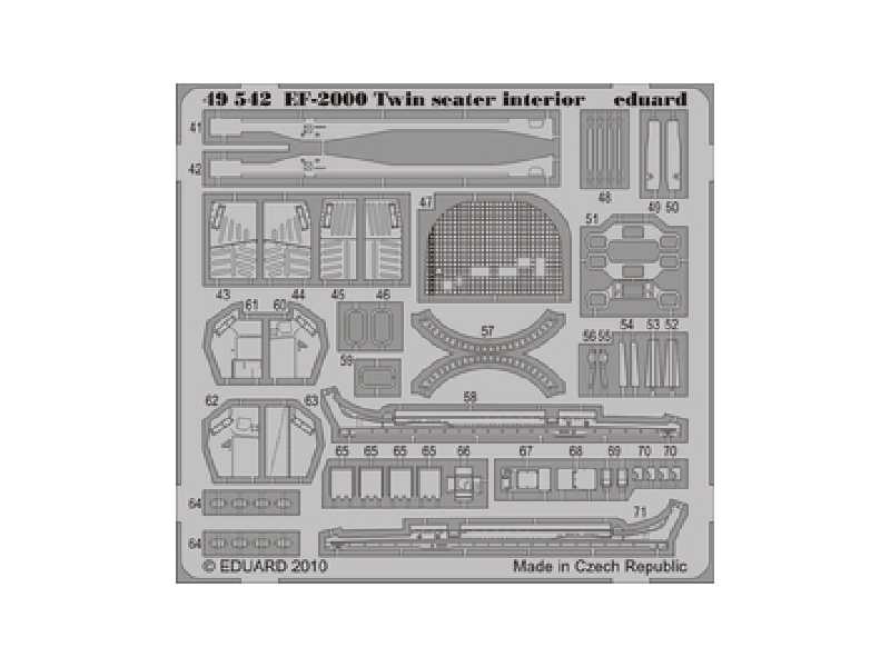 EF-2000 Two-seater interior S. A. 1/48 - Revell - image 1