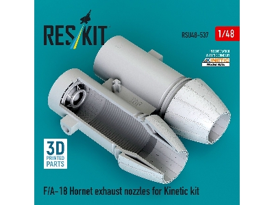 F/A-18 Hornet - Exhaust Nozzles (3d-printed / For Kinetic Kits) - image 1