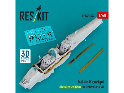 Dassault Rafale B - Cockpit Detailed Edition (3d-printed / For Hobby Boss Kits) - image 1