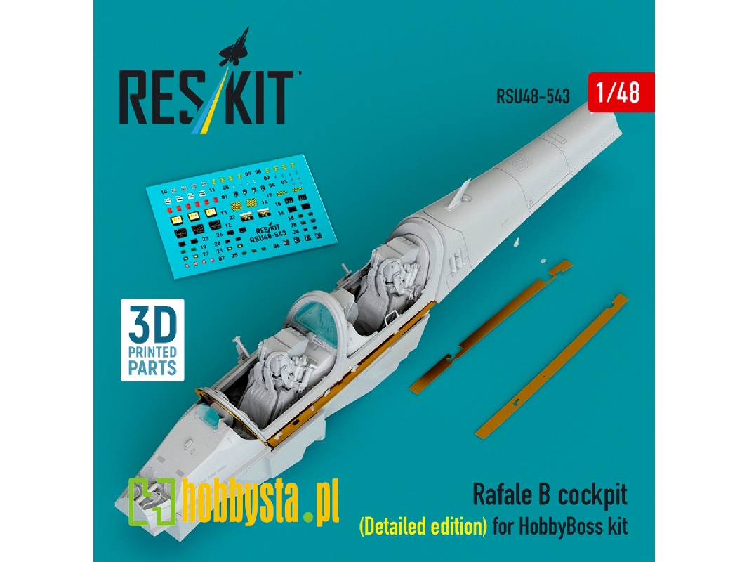Dassault Rafale B - Cockpit Detailed Edition (3d-printed / For Hobby Boss Kits) - image 1