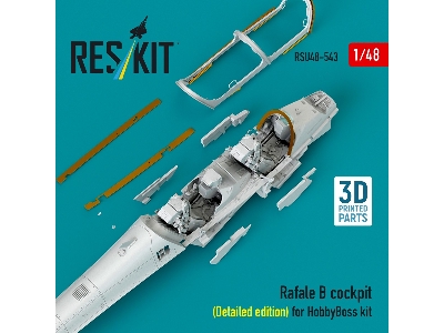 Dassault Rafale B - Cockpit Detailed Edition (3d-printed / For Hobby Boss Kits) - image 2