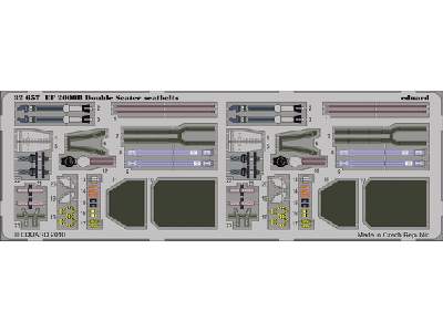 EF 2000 Two-seater seatbelts 1/32 - Trumpeter - image 1