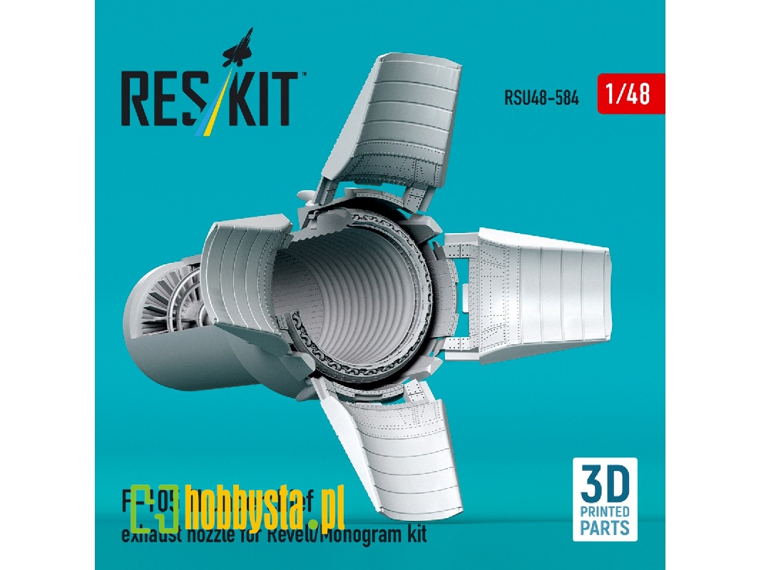 Republic F-105 Thunderchief - Exhaust Nozzle (3d-printed / For Revell And Monogram Kits) - image 1