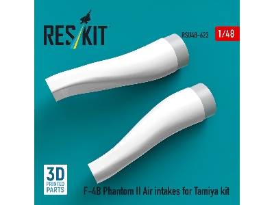 F-4 B Phantom Ii - Air Intakes (3d-printed / For Tamiya Kits) - image 3