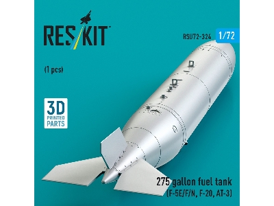 Northrop F-5 E / F / N / F-20 And At-3 - 275 Gallon Fuel Tank (1 Piece / 3d-printed) - image 3