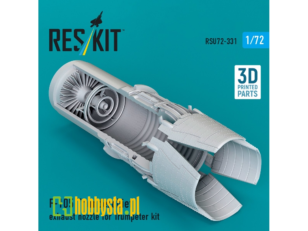 Republic F-105 Thunderchief - Exhaust Nozzle (3d-printed / For Trumpeter Kits) - image 1