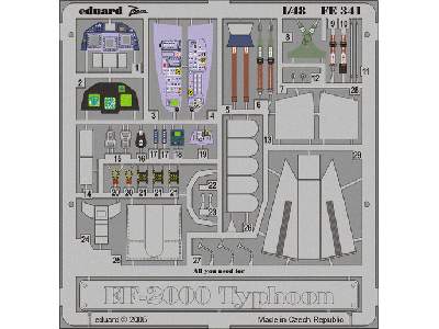 EF-2000 Typhoon Single Seater 1/48 - Italeri - image 2