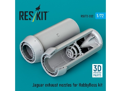 Sepecat Jaguar - Exhaust Nozzle (3d-printed / For Hobby Boss Kits) - image 1