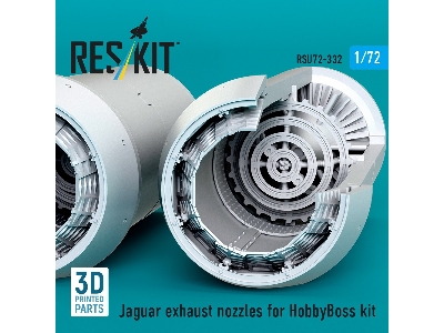 Sepecat Jaguar - Exhaust Nozzle (3d-printed / For Hobby Boss Kits) - image 3