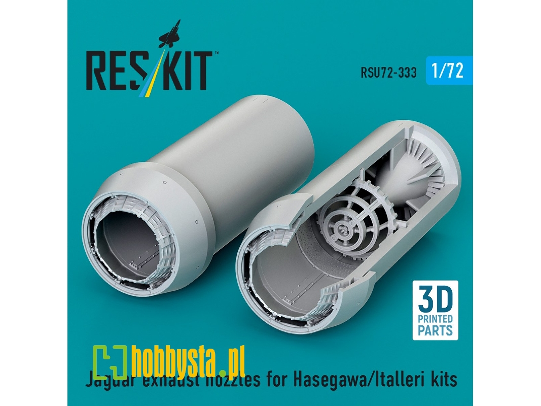 Sepecat Jaguar - Exhaust Nozzle (3d-printed / For Hasegawa & Italleri Kits) - image 1