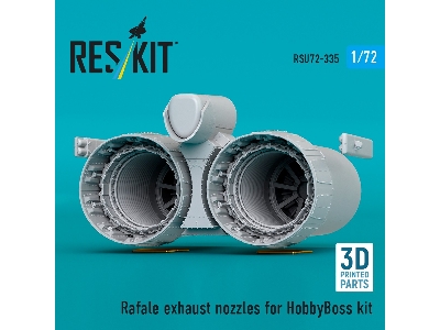 Dassault Rafale - Exhaust Nozzle (3d-printed / For Hobby Boss Kits) - image 1