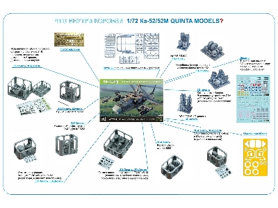 Kamov Ka-52 / Ka-52 M Hokum-b Model Kit - image 12