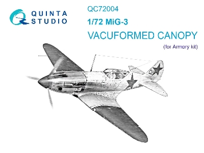 Mig-3 - Vacuumed Clear Canopy (For Armory Kits) - image 1