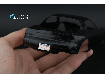 Mazda Rx-7 Fd - 3d-printed & Coloured Interior On Decal Paper With Metal Sticker Parts (For Tamiya Kits) - image 5
