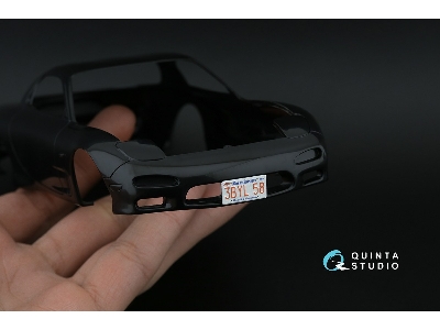 Mazda Rx-7 Fd - 3d-printed & Coloured Interior On Decal Paper With Metal Sticker Parts (For Tamiya Kits) - image 6