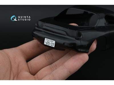 Efini Rx-7 Fd - 3d-printed & Coloured Interior On Decal Paper With Metal Sticker Parts (For Tamiya Kits) - image 8