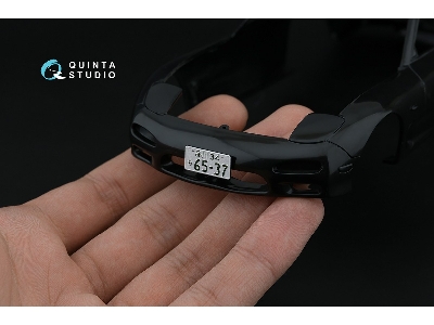 Efini Rx-7 Fd - 3d-printed & Coloured Interior On Decal Paper With Metal Sticker Parts (For Tamiya Kits) - image 9