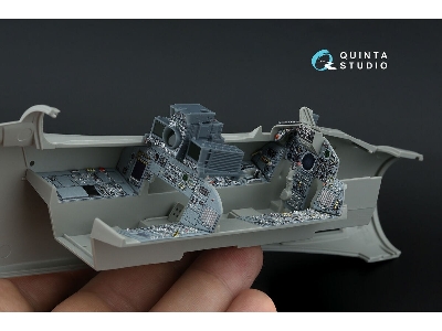 Panavia Tornado Ids Italian Version - Interior 3d Decal With 3d-printed Resin Parts (For Italeri Kits) - image 1