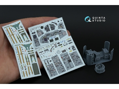 Panavia Tornado Ids Italian Version - Interior 3d Decal With 3d-printed Resin Parts (For Italeri Kits) - image 3
