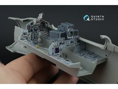 Panavia Tornado Ids Italian Version - Interior 3d Decal With 3d-printed Resin Parts (For Italeri Kits) - image 12