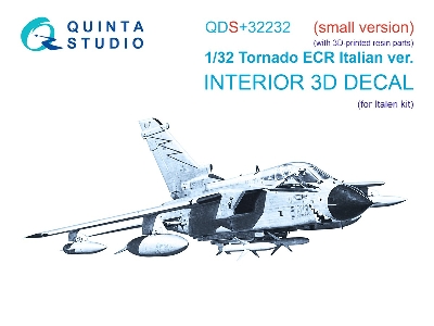 Panavia Tornado Ecr Italian Version - Interior 3d Decal With 3d-printed Resin Parts (For Italeri Kits) - image 2