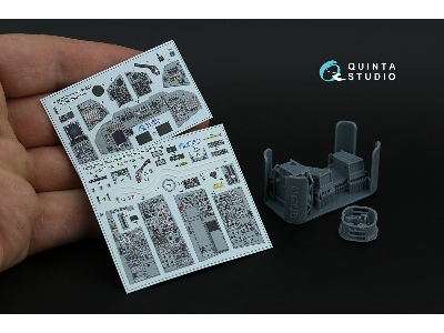 Panavia Tornado Ecr Italian Version - Interior 3d Decal With 3d-printed Resin Parts (For Italeri Kits) - image 3