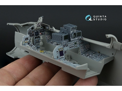 Panavia Tornado Ecr Italian Version - Interior 3d Decal With 3d-printed Resin Parts (For Italeri Kits) - image 10