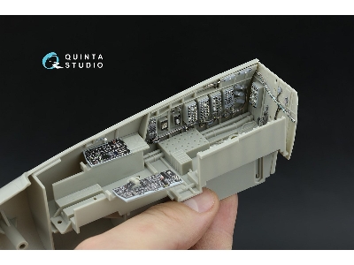 Mcdonnell Douglas F-15 C Pad-upgraded - 3d-printed & Coloured Interior On Decal Paper With 3d-printed Resin Parts (For Tamiya Ki