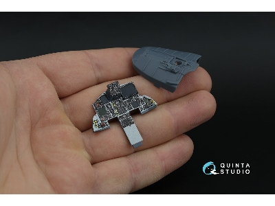 Mcdonnell Douglas F-15 C Pad-upgraded - 3d-printed & Coloured Interior On Decal Paper With 3d-printed Resin Parts (For Tamiya Ki