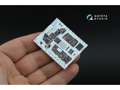 Mcdonnell Douglas F-15 C Pad-upgraded - 3d-printed & Coloured Interior On Decal Paper With 3d-printed Resin Parts (For Tamiya Ki