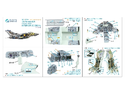 Tornado Ecr German - 3d-printed & Coloured Interior On Decal Paper With 3d-printed Resin Parts (For Revell Kits) - image 4